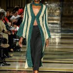 London Fashion Week ss18 catwalk collection by designer Amira Haroon from Dubai Design & Fashion Council DDFC