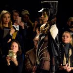 London Fashion Week AW18 catwalk collection by Pam Hogg International dedicated to Judy Blame