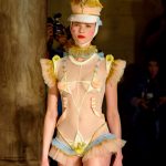 London Fashion Week AW18 catwalk collection by Pam Hogg International dedicated to Judy Blame